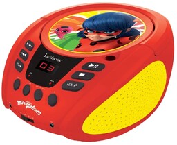 Radioodtwarzacz CD Lexibook Miraculous RCD109MI czerwony