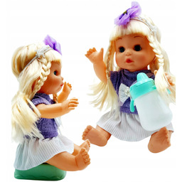 Lalka Bobas Niemowlak dla Dziewczynki Mówi Płacze Nocnik