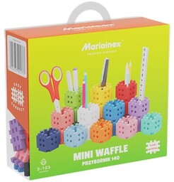 MARIOINEX Klocki elastyczne Mini Waffle Przybornik 905777