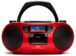 Aiwa Boombox BBTC-660DAB/RD Bluetooth DAB+ Czerwony Radiomagnetofon CD
