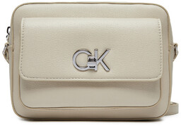 Torebka Calvin Klein Re-Lock Camera K60K612538 Écru