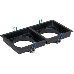 Oprawa do wbudowania CROSTI LANA SQ DUE czarna