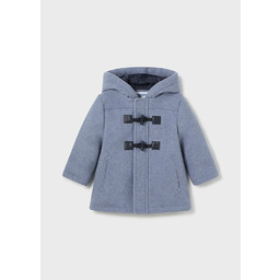 Mayoral Płaszcz Flauszowy Trenka Chłopięcy 2471 NIebieski Błękitny
