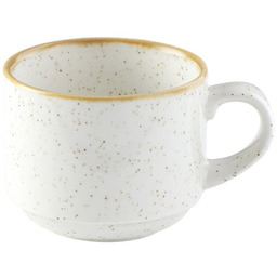 FILIŻANKA SZTAPLOWANA STONECAST BARLEY WHITE 220 ml CHURCHILL