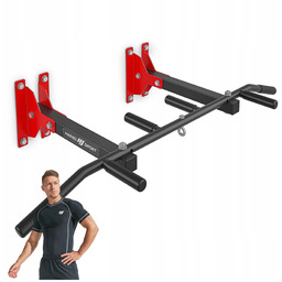 Drążek 6 chwytów do ściany sufitu trening pleców