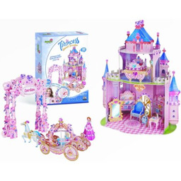 CUBIC FUN Puzzle 3D Kids Princess Sekretny Ogród