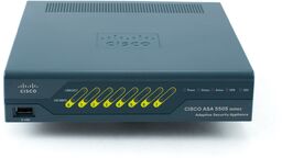 ASA5505-SEC-BUN-K9 - 8x RJ45 FE, Przepustowo 75 Mbps,