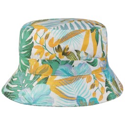 Kapelusz Tascott Flowers Bucket by Lipodo, biało-niebieski, M