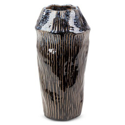 EUROFIRANY Wazon Alda 16 x 32 cm Granatowy