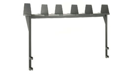 Półka górna CARGO, 1600x300 mm, 6 przegródek, szary