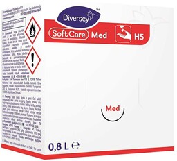 PREPARAT DO DEZYNFEKCJI RĄK SOFT CARE MED; 800ML
