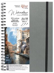 Szkicownik do akwareli na spirali A4 32 ark