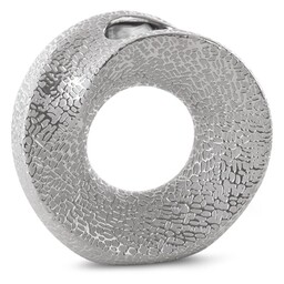 Eurofirany Wazon dekoracyjny 23x9x22 Riso srebrny