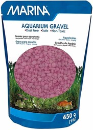 Marina Dekoracyjny żwir do akwarium, 450 g, różowy