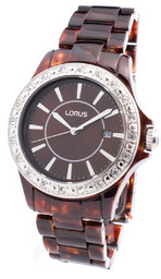 Zegarek LORUS RH967EX9. Kwarcowy, Kolor brązowy. Kobieta.
