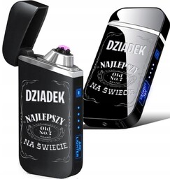 Zapalniczka Plazmowa Led Grawer Dziadek Babcia Y3