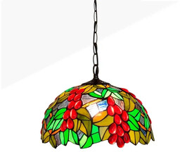 Abruzzo Lampa wisząca Capolavoro ABR-LS-CAPO2 szklany witraż tiffany