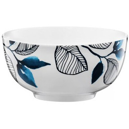 AMBITION Salaterka Blue Flower Biało-niebieski