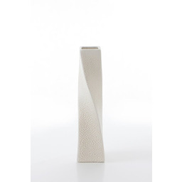 Eurofirany Wazon dekoracyjny 8x8x32 Riso kremowy