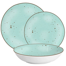 Serwis Obiadowy Komplet Talerzy 18EL. Zestaw Na 6