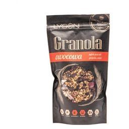 ŁYSOŃ Granola owocowa z miodem i pyłkiem pszczelim,