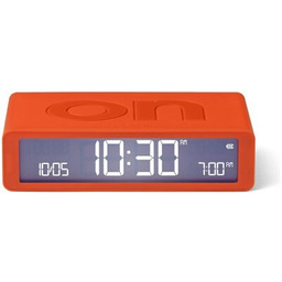 LEXON Budzik Flip Classic Pomarańczowy