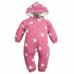 Kombinezon przejściowy Bs dres jagodowy r. 80