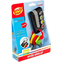 SMILY PLAY Zabawka interaktywna Kluczyki samochodowe mówiące SP83675