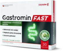 Gastromin Fast Suplement Diety na Trawienie, 30 kapsułek