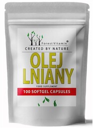 FOREST Vitamin Olej Lniany 100kaps
