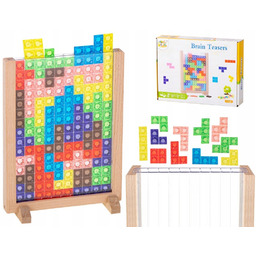 Gra logiczna układanka tetris stojący