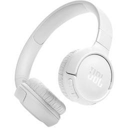 JBL, Bezprzewodowe słuchawki nauszne Tune 520BT, białe