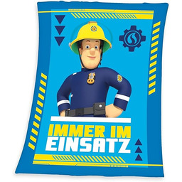 Herding koc polarowy Strażak Sam, 130 x 170