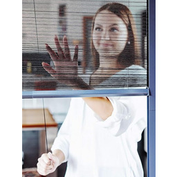 K-home moskitiera plisowana, kolor antracytowy, wymiary 82 x