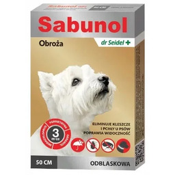 SABUNOL OBROŻA ODBLASKOWA 50 CM P/PCHŁOM I KLESZCZOM