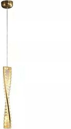 Bohemia - Kryształowa Lampa Wisząca 50cm LED złoty