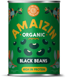 Amaizin Fasola czarna w zalewie bezglutenowa 400 g