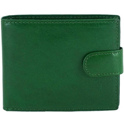 Portfel męski skórzany Barberini''s - Zielony ciemny