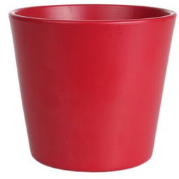 Osłonka ceramiczna 32 cm czerwony mat CERMAX