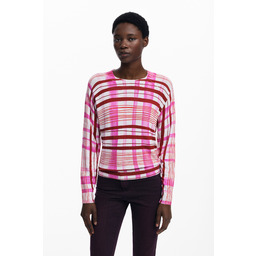 Sweter w paski mikado