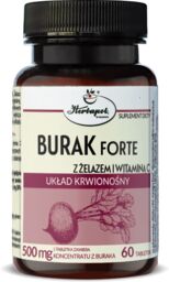 Herbapol Burak Forte z żelazem i witaminą C,