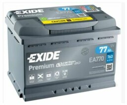 Akumulator EXIDE 12V 77Ah 760A EA770