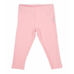 Niemowlęce legginsy dresowe różowe Nicol,r.56