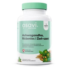 Osavi Ashwagandha, Różeniec i Żeń - szeń, 120