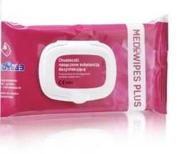 MEDILAB Mediwipes PLUS 48szt. FLOW PACK Alkoholowe chusteczki