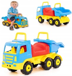 Jeździk Pchacz 3w1 Duża Wywrotka Mega DUŻA WYWROTKA