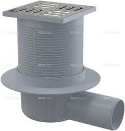 Alcaplast Kratka ściekowa 105x105/50 mm, odpływ boczny, kratka