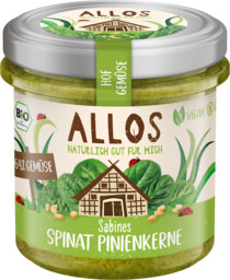 Allos Pasta warzywna ze szpinakiem i orzeszkami piniowymi