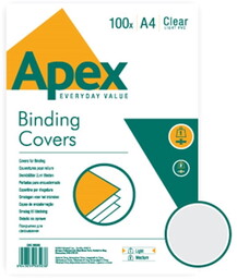 Okładka do bindowania A4 150mic FELLOWES APEX transparentna