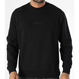 bluza męska VANS ESSENTIAL FT RELAXED CREW BLACK